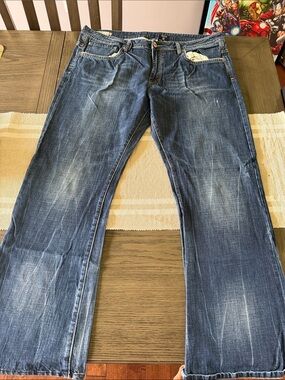 Buffalo David Bitton Men's Blue Bootcut Jeans